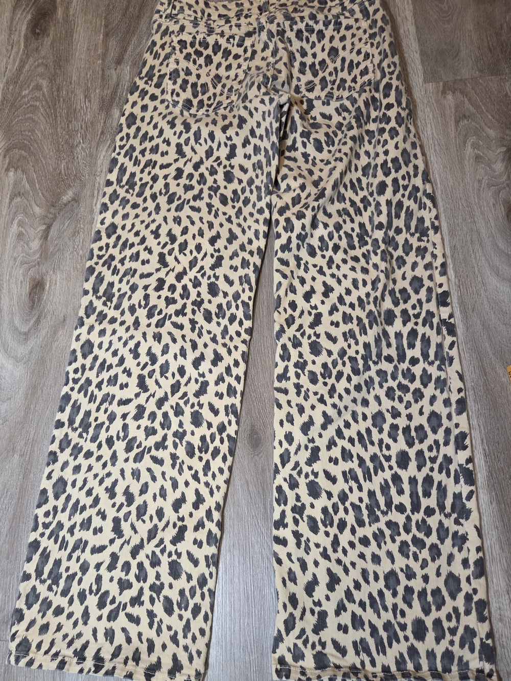 ReVice Los Angeles Leopard Print Wide Leg Jeans Size 27 Made in USA - Picture 6 of 13